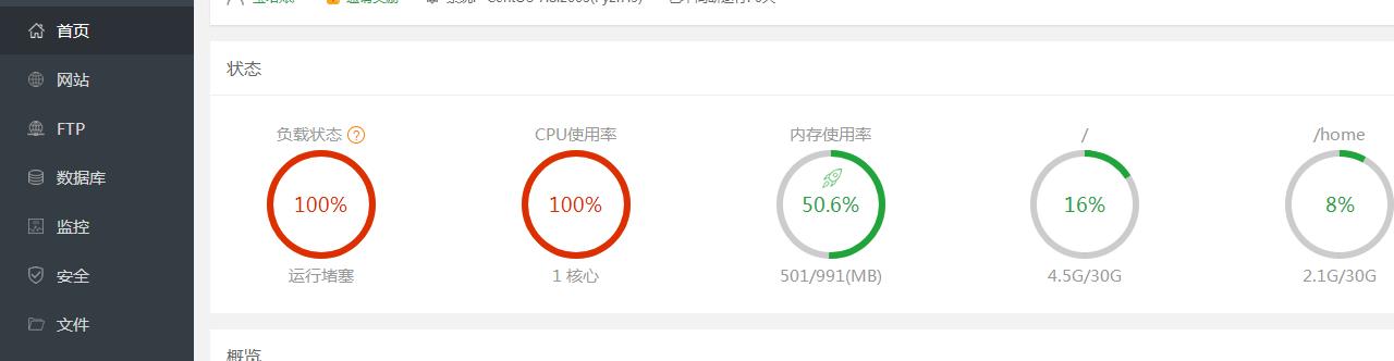 宝塔面板负载状态100%的解决方法之一 – 安装memcached